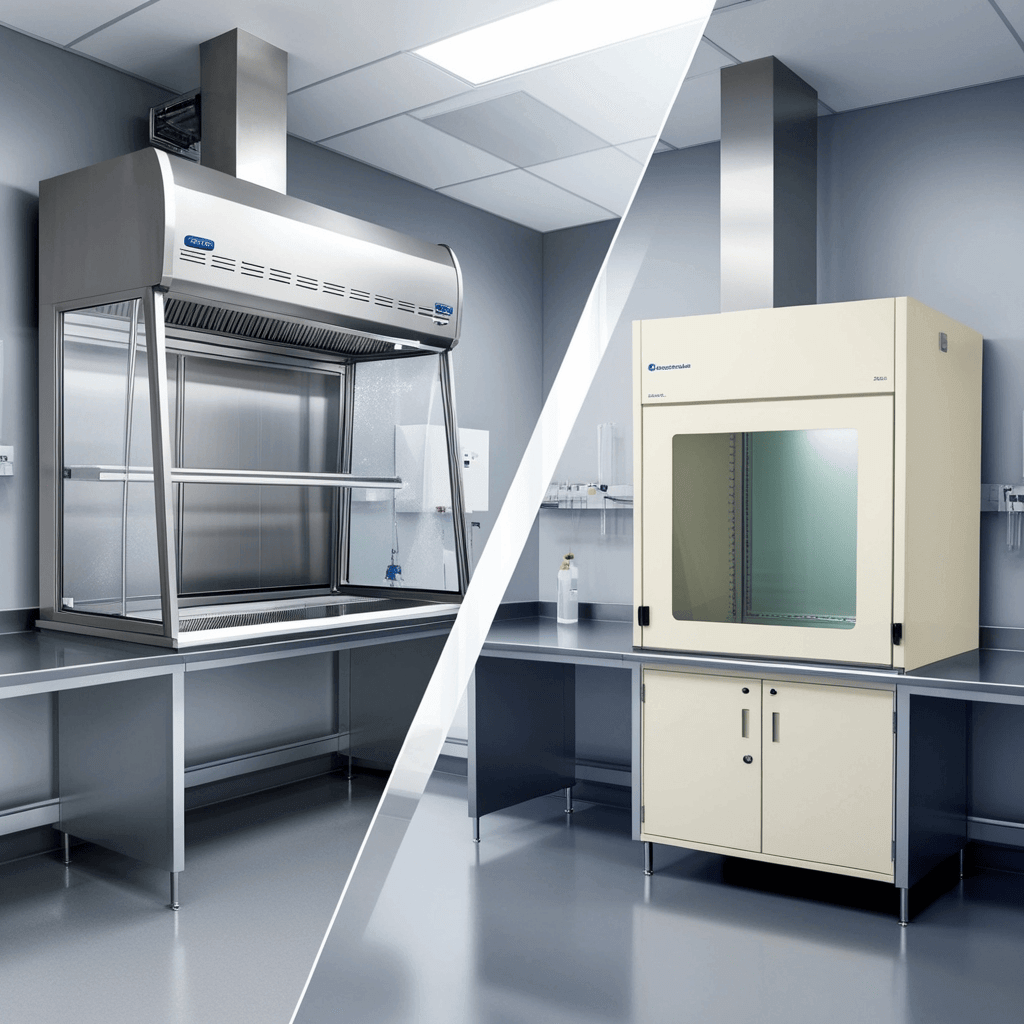 Fume Hood vs. Biosafety Cabinet 01