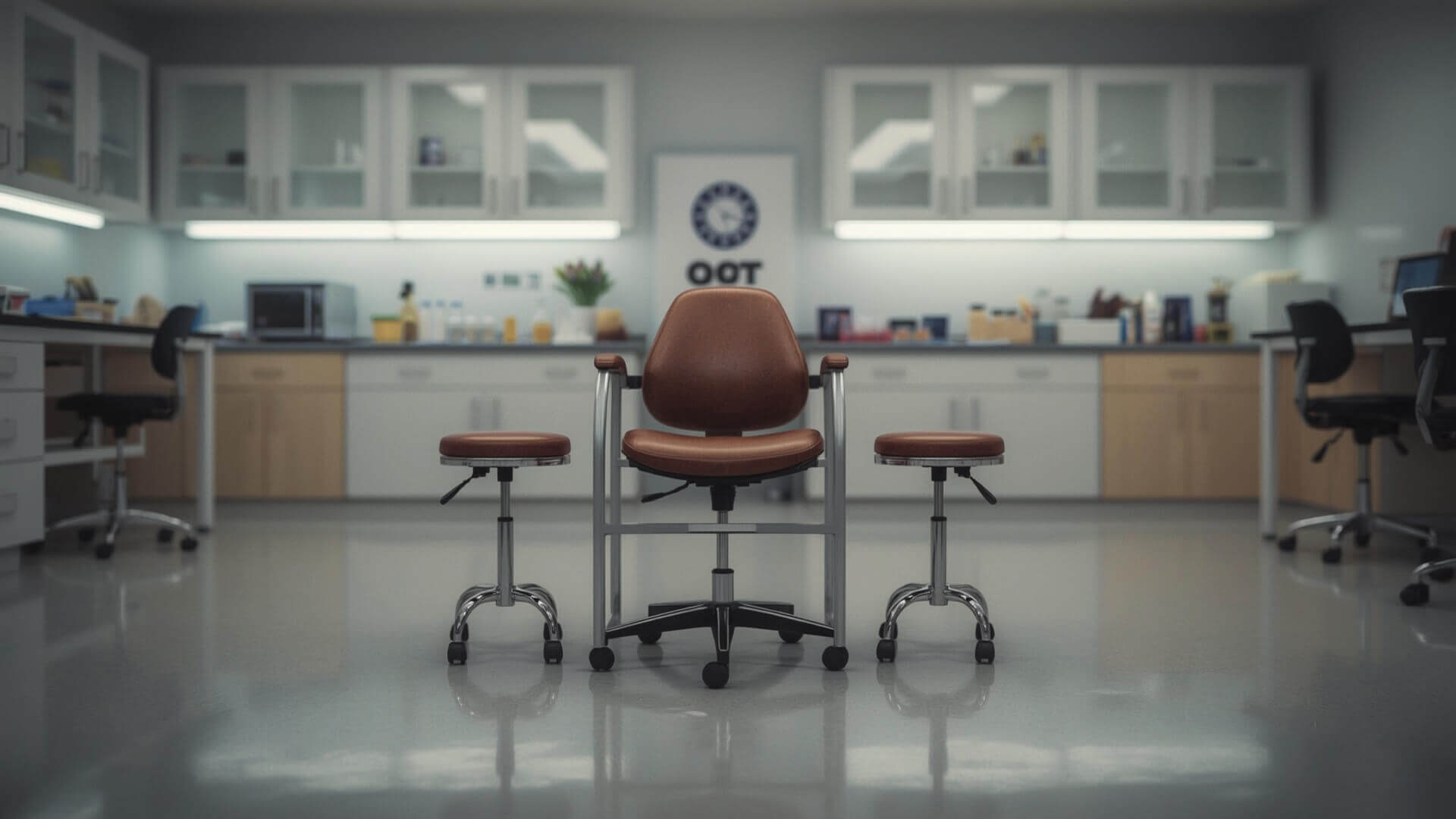 Lab Chair and Stools 02