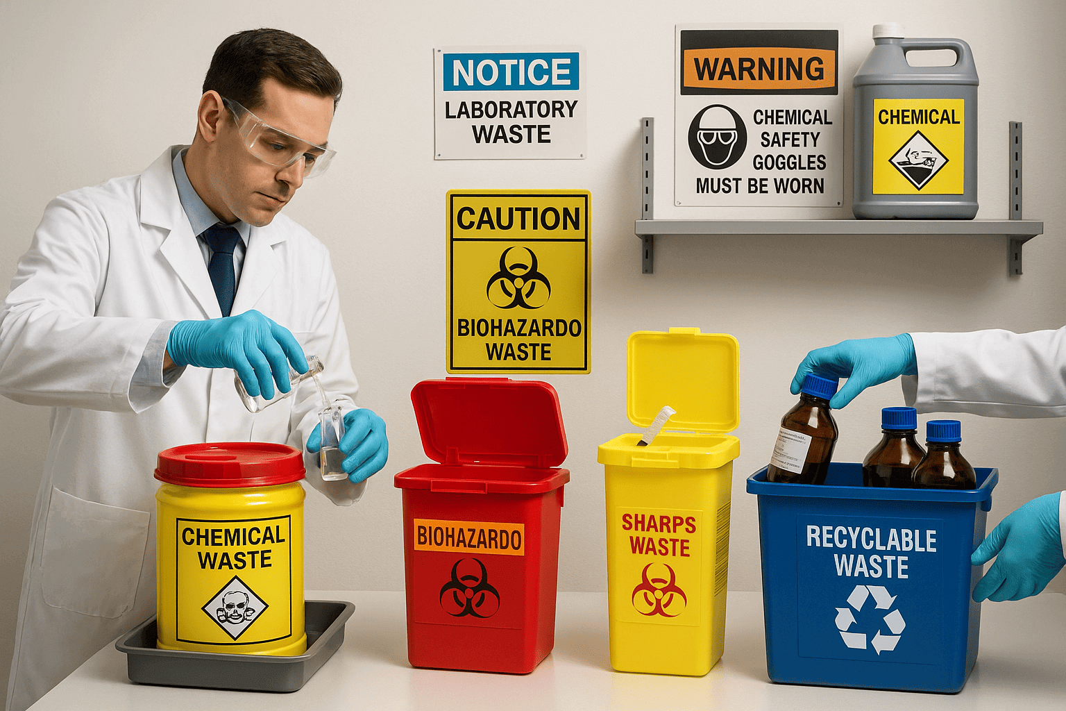 recycling and minimizing waste in labs