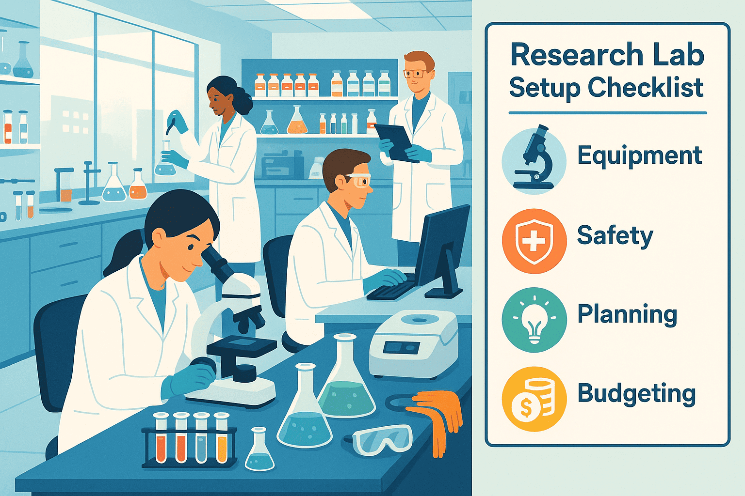 research lab setup checklist