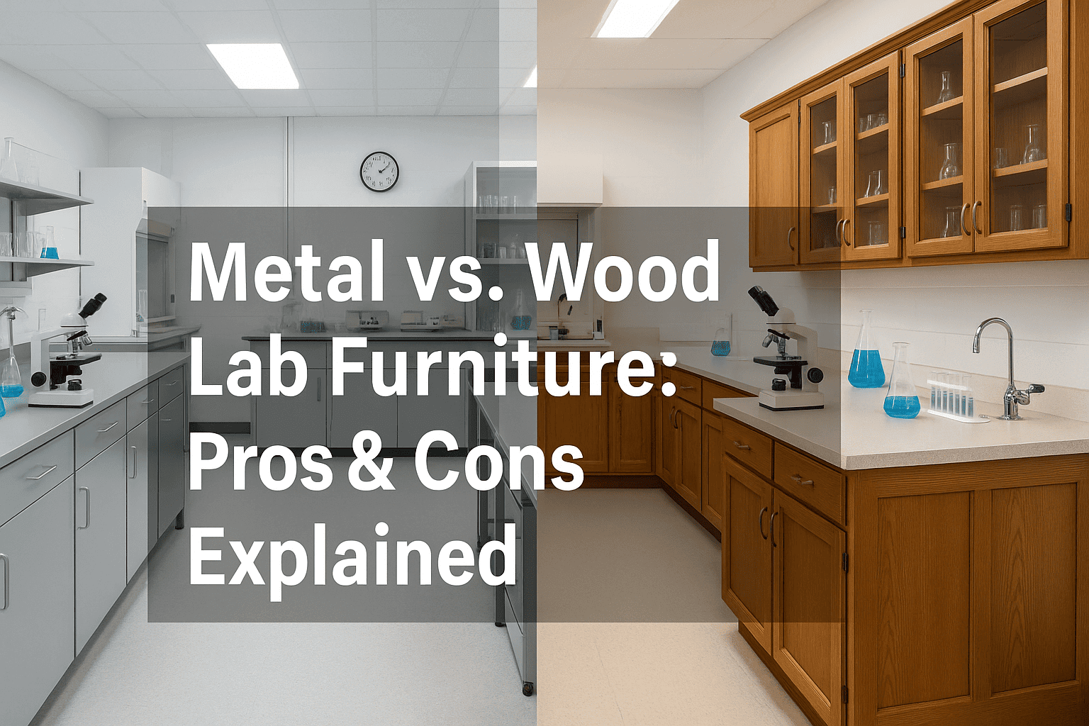 Comparing Metal vs. Wood Lab Furniture Pros and Cons Explained 01