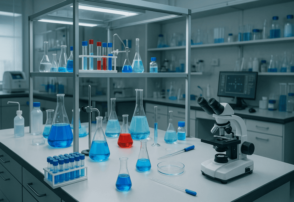 research laboratory setup