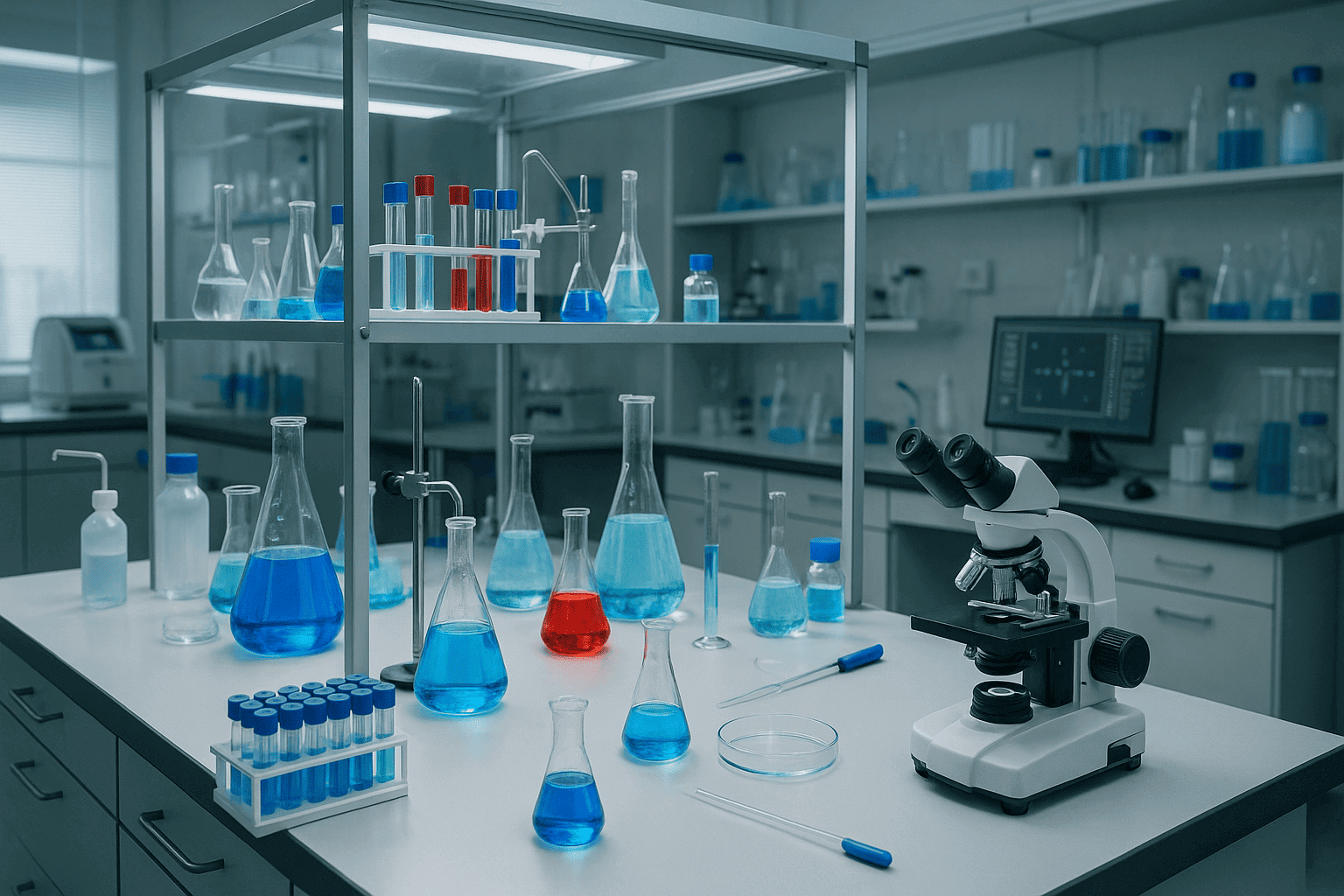 research laboratory setup