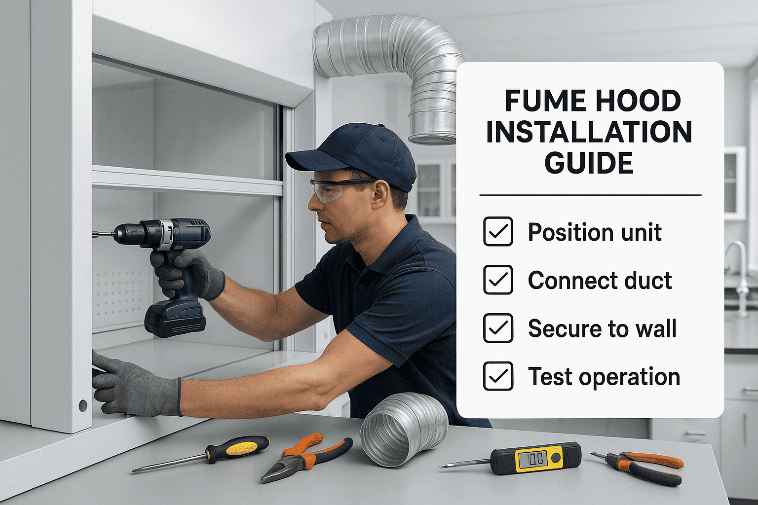 fume hood installation checklist